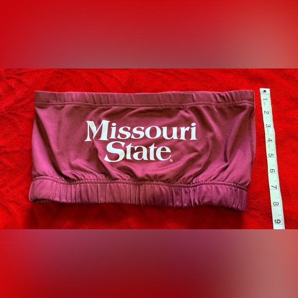 Missouri State University Tops - NEW Large MSU Bra Top Measurements N Pictures Go Bears School Spirit Missouri 🐻